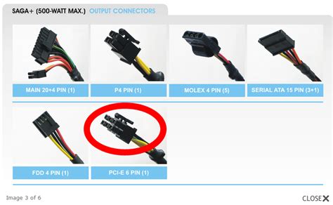 Image result for 6Pin for Graphics Card