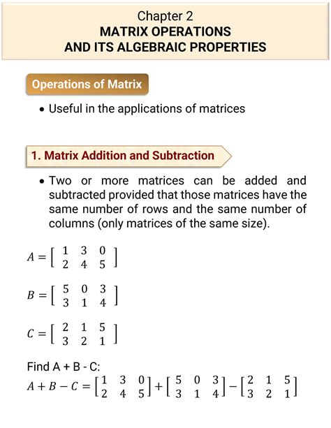 Image result for Matrix Algebra and Its Application Chapter Two