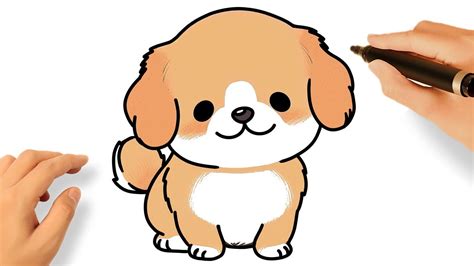 HOW TO DRAW A CUTE PUPPY DOG KAWAII 🐾😍 - YouTube
