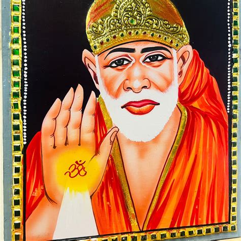 Sai baba Tanjore painting 10x12(15days delivery form payment date)- 1p ...