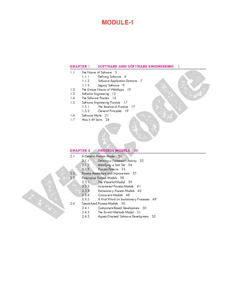 @vtucode - T ABLE OF C ONTENTS 2 Product and Process 60 ix CHAPTER 1 ...