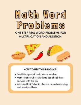 Image result for Word Problems Real-World