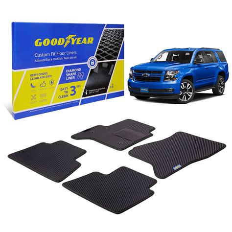 Goodyear Custom Fit Car Floor Liners for Chevrolet (Chevy) Tahoe ...