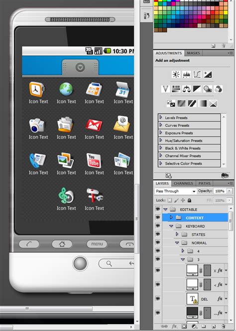 Image result for Photoshop GUI Templete
