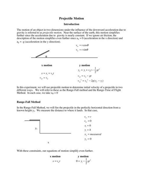 Image result for Lab Projectile Intro Lab