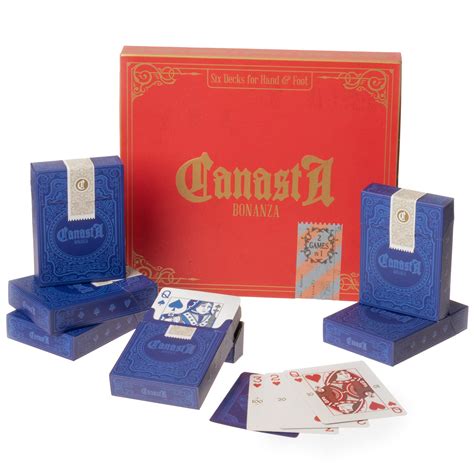 Buy Brybelly Canasta Bonanza and Hand & Foot Playing Card Set with ...