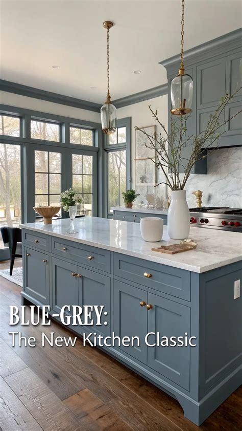 Blue Grey Kitchen Cabinets: The Ultimate Design Statement for Modern ...