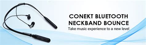 Conekt Bounce Bluetooth 5.0 in-Ear Sport Neckband with Mic : Amazon.in ...