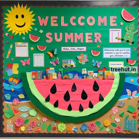 Watermelon Bulletin Board Ideas, Welcome Summer Bulletin Board Ideas