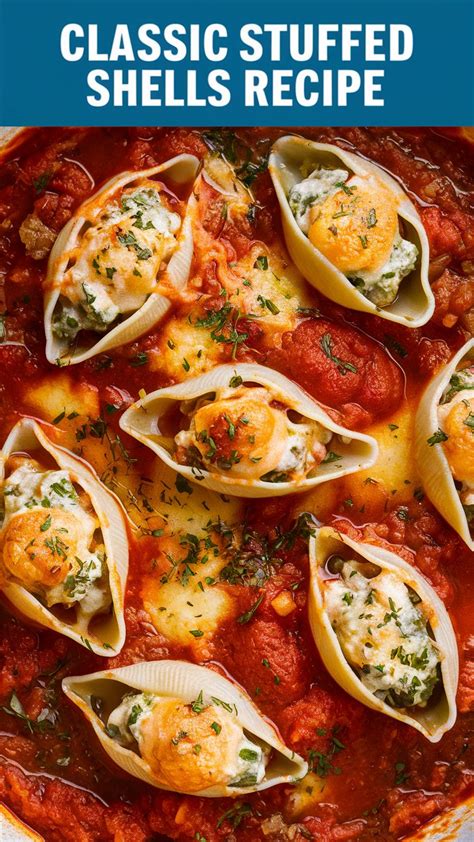 Image result for Classic Stuffed Shells