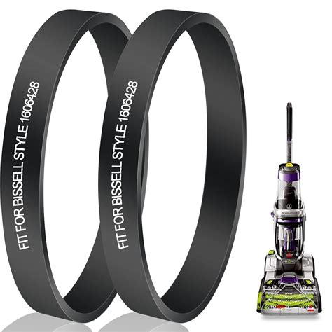 2 Pack Vacuum Belts Replacement for Bissell ProHeat 2X Revolution Pet ...