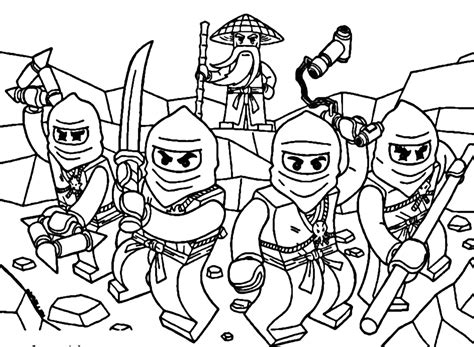 Coloring Sheets Ninjago