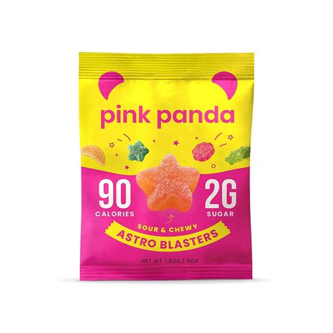 Pink Panda Sour Gummies Vegan Candy Gluten Free Low Calorie Candy Makes ...