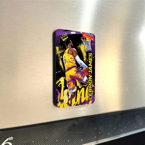 LeBron James Los Angeles Lakers Fridge Magnet – Rare & Cult