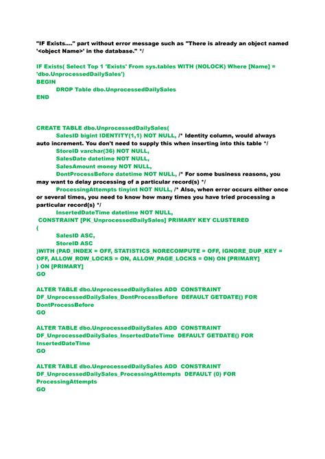 Image result for SQL Database Scripting Script Batch Terminator