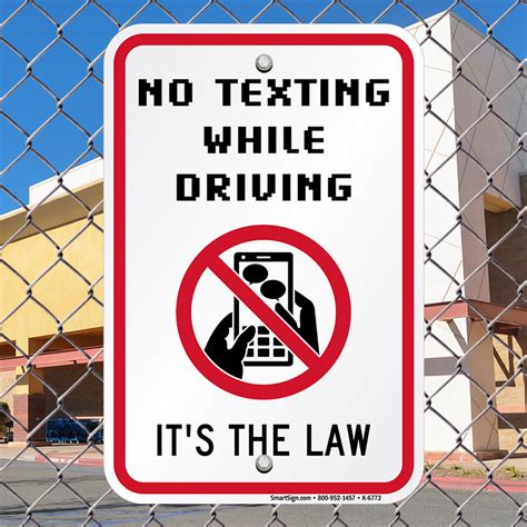Image result for Texting While Driving Signs