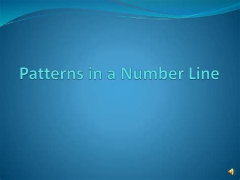Image result for What Is the Pattern of Number Line Graph