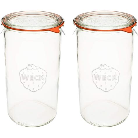 Weck Canning Jars - Weck Jars made of Transparent Glass - Eco-Friendly ...