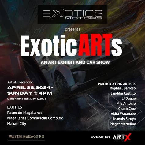 ExoticARTs, Exotics Motors Philippines, Makati, 28 April 2024 ...