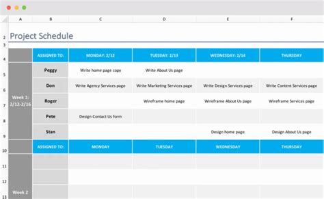 Image result for Excel Interactive Project Schedule Tool