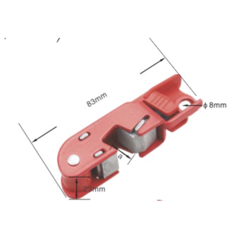 Medium Circuit Breaker Lockout with Locking Screw (HBD-D17), Loto Lock