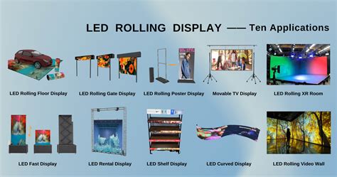 Rolling LED Screen Foldable LED Display Led Rolling Floor Screen
