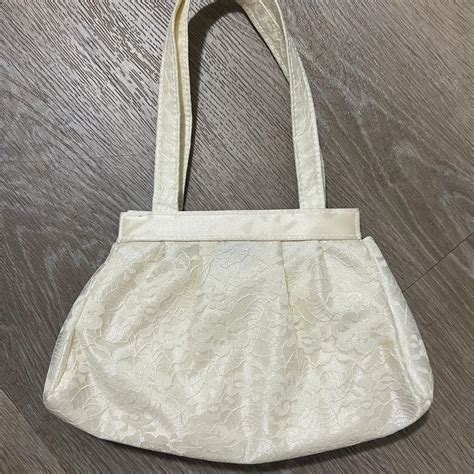 KENNETH COLE white laced bag, by Kenneth Cole In... - Depop