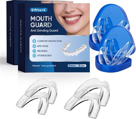 Amazon.com: SWturK Mouth Guard for Clenching Teeth at Night, Mouth Guard for Grinding Teeth at ...