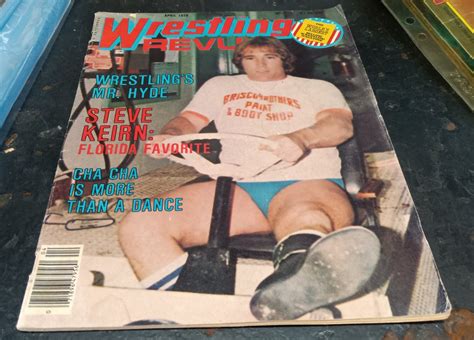 WRESTLING REVUE APRIL 1979 STEVE KEIRN VICTOR RIVERA MANDO GUERRERO CHA ...