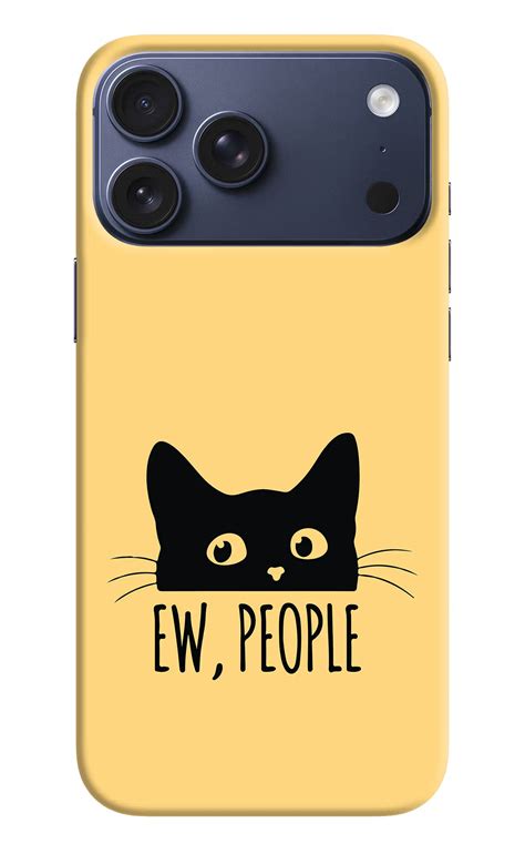 Save Big: Get the Ew People Catitude iPhone 17 Pro Max Back Cover ...
