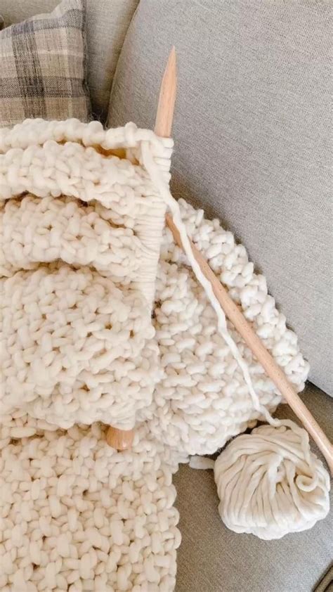 Image result for Knitting Blanket Tutorial