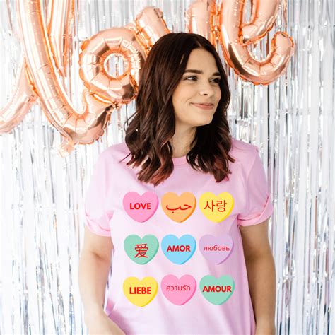 Love in Every Language Valentine's Day Shirt – Teacher Noire