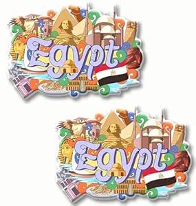 Buy Nivaraprint Egypt Country Theme Souvenir Wooden Fridge Magnet for ...