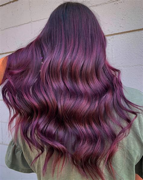 Plum Red Hair Color