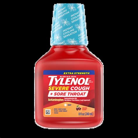 TYLENOL® Extra Strength Cough + Sore Throat Day & Night Caplets