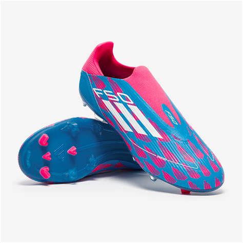 adidas F50 League Laceless Firm Ground/Mixed Ground - Solar Blue/Ftwr ...