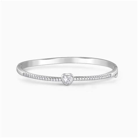 Silver Aww So Cute Bangle Bracelet | GIVA – GIVA