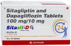 Sitazit D 10/100 MG | Order Sitazit D 10/100 MG Tablet Online at Truemeds