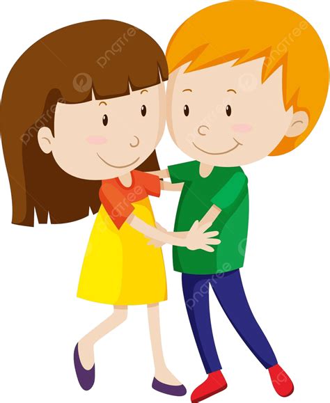 Kids Hug Clip Art