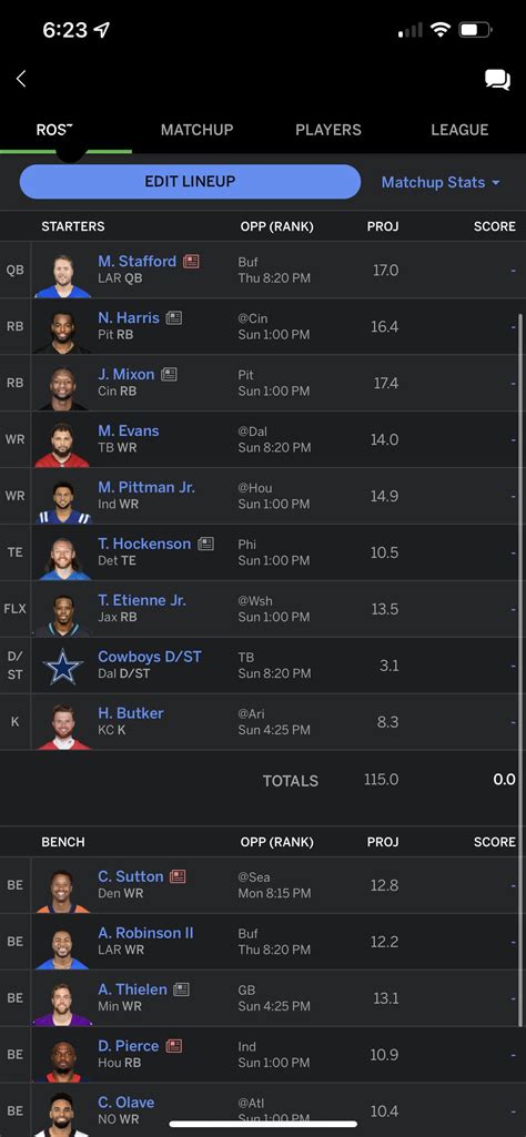 rate my fantasy team! 10 team ppr league : r/FantasyFootballers