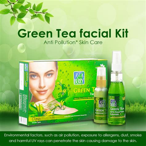 Green Tea Facial Kit | 6 Steps | Astaberry