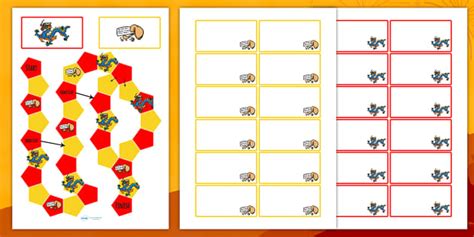 Chinese New Year Themed Editable Board Game