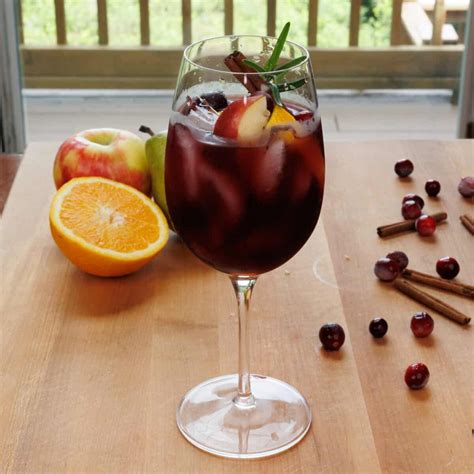 Fall Sangria Recipe | Single Serving | One Dish Kitchen