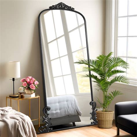 Vintage Arched Floor Mirror - Full Length Vanity Mirror - Overstock ...