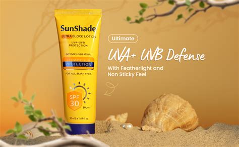 Leeford SunShade Sunscreen Lotion SPF 30 PA+++ | Ultra Light, Non ...