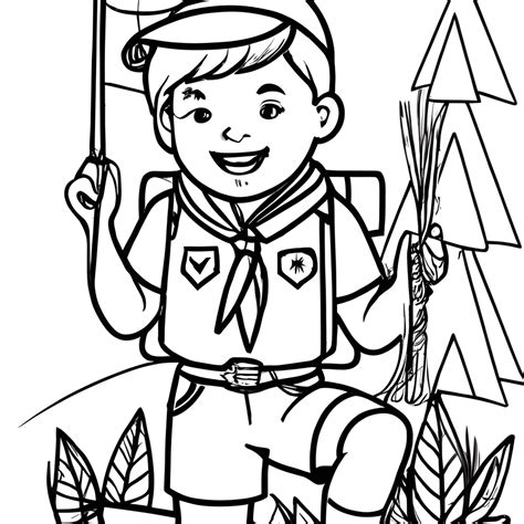 Cub Scout Christmas Coloring Pages