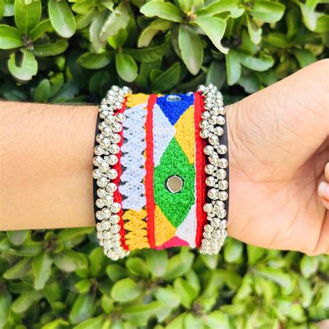Navratri Special Premium Thread Multi-color Ghungroo Bracelet/ Kada