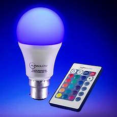 Remote Controlled Light Bulb by Auraglow 7w Remote Colour Changing Led Light Bulb Remote Controlled Light Bulb