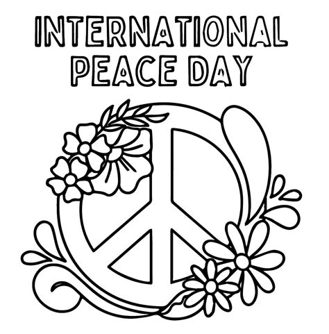 International Day of Peace coloring pages - ColoringLib
