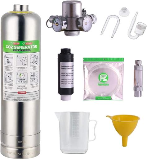 Buy FZONE 2.5L Aquarium CO2 Generator System Carbon Dioxide Reactor Kit ...
